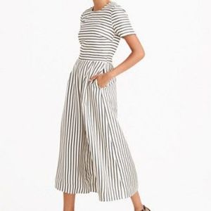 JCREW COLLECTION STRIPED JUMPSUIT